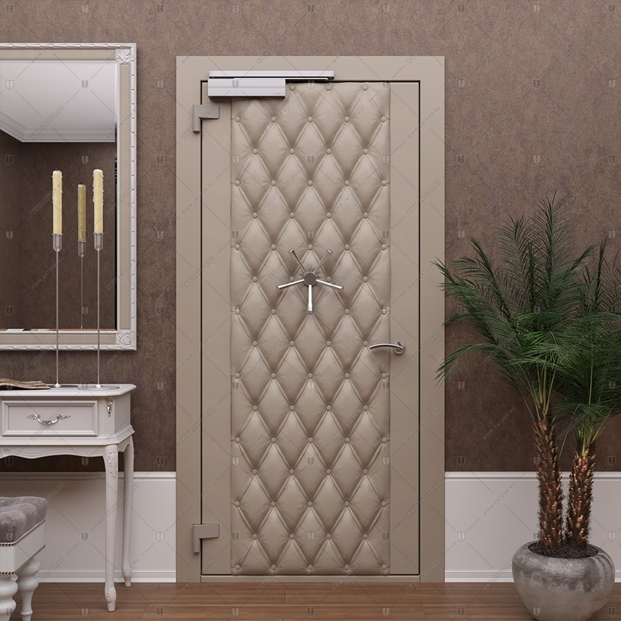 Панель МДФ с натуральной кожей, с рисунком