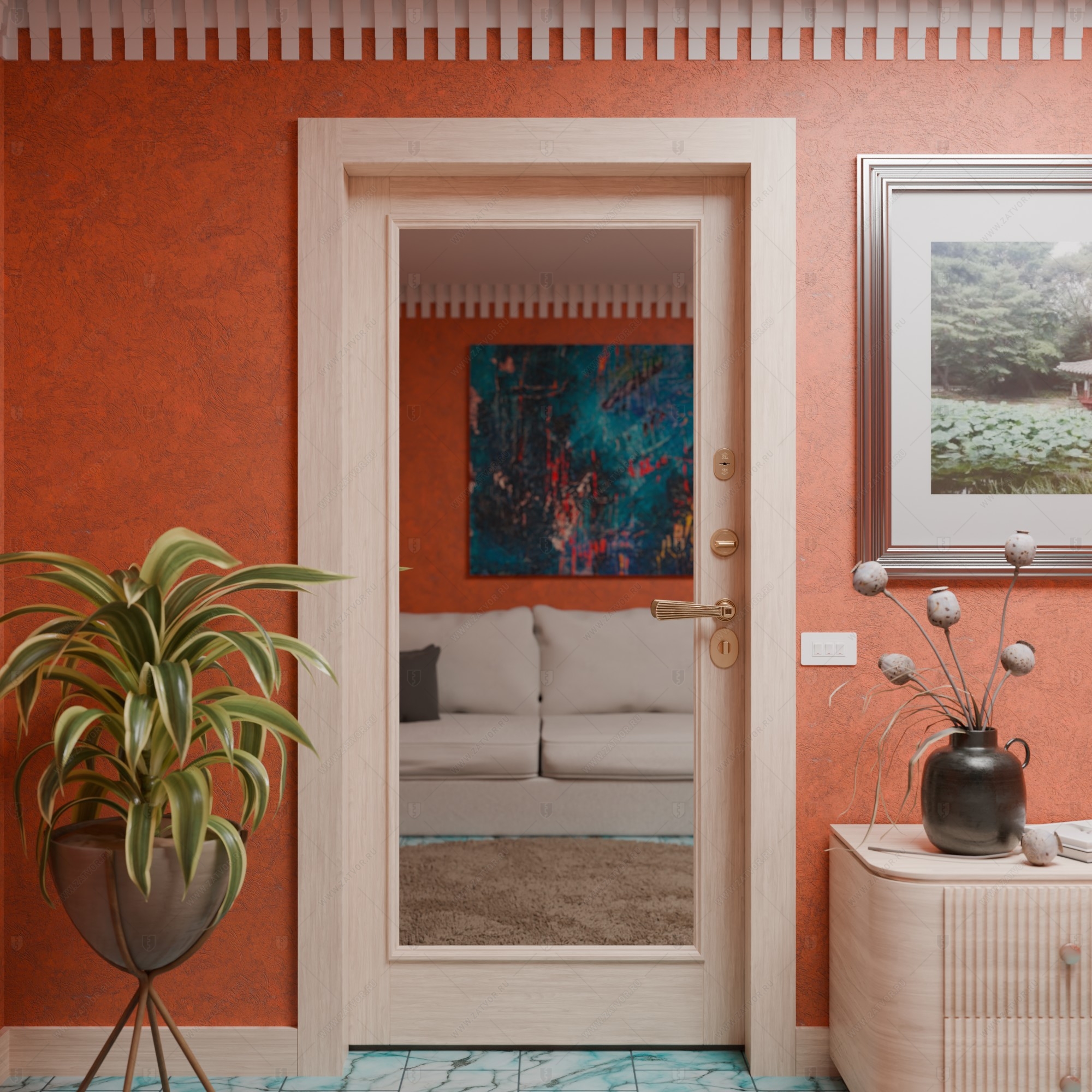 Взломостойкая входная дверь "Урания" БАСТИОН-2_1