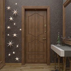 Пожаростойкая взломостойкая входная дверь "Мелибея" БАСТИОН-2 EIS60_1