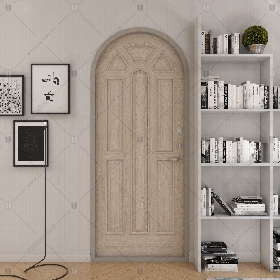 Арочная входная дверь "Климена" БАСТИОН-2_1