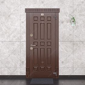 Пулестойкая бронированная входная дверь "Поликсо" БАСТИОН-2 BR4_0