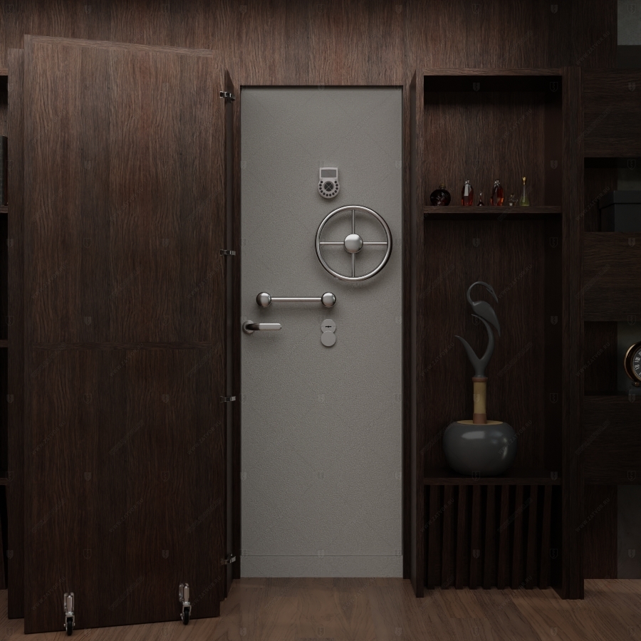 Пожаростойкая внутренняя стальная дверь "Дамис" БАСТИОН-4