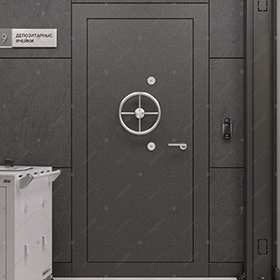 Внутренняя взломостойкая пожаростойкая сейфовая дверь "Перс" БАСТИОН-6 EIS60_0