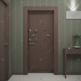 Внутренняя сейфовая стальная дверь "Прометей" БАСТИОН-8_0