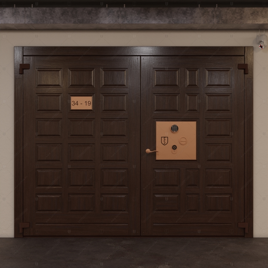 Пожаростойкие стальные ворота "Пик" БАСТИОН-3 EIS60_0