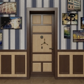 Взломостойкая внутренняя сейфовая дверь "Айса" БАСТИОН-3_0