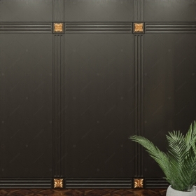 Скрытая дверь "Клото" СуперЛюкс с наружной панелью из МДФ_0