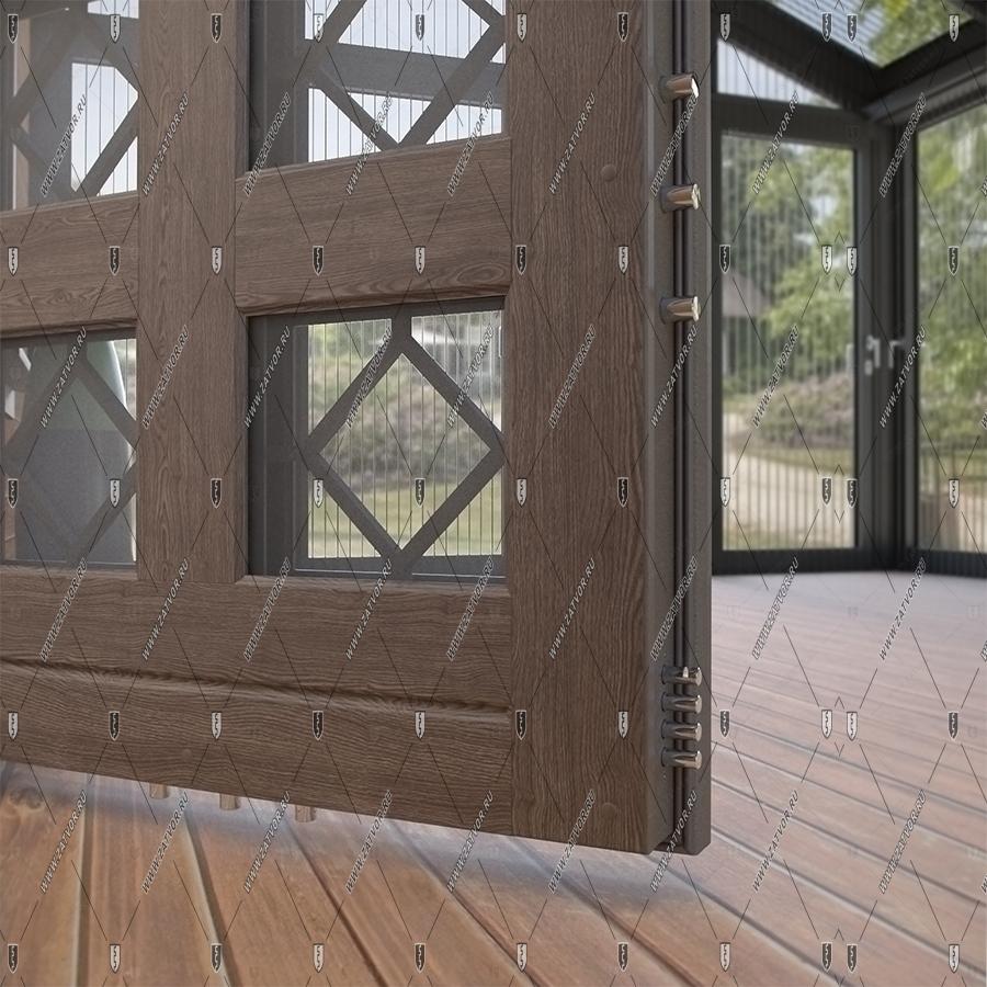 Решётка охранно-декоративная 