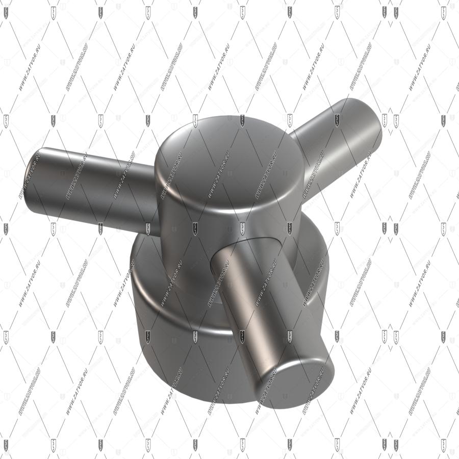 Поворотный точеный трёхлепестковый штурвал 3л-118 