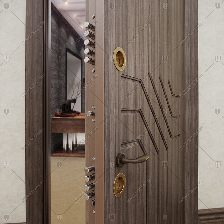 Взломостойкая входная дверь "Гимнастика" БАСТИОН-1