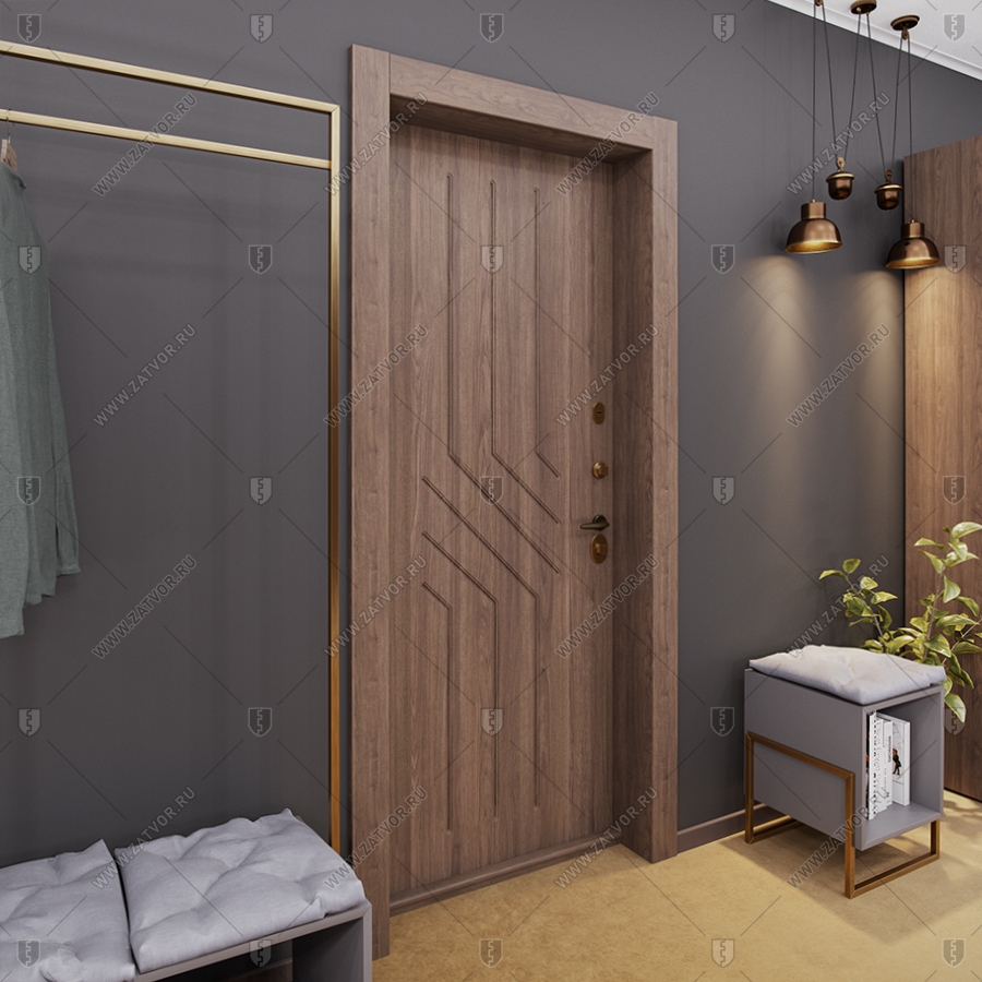 Взломостойкая входная дверь "Гимнастика" БАСТИОН-1