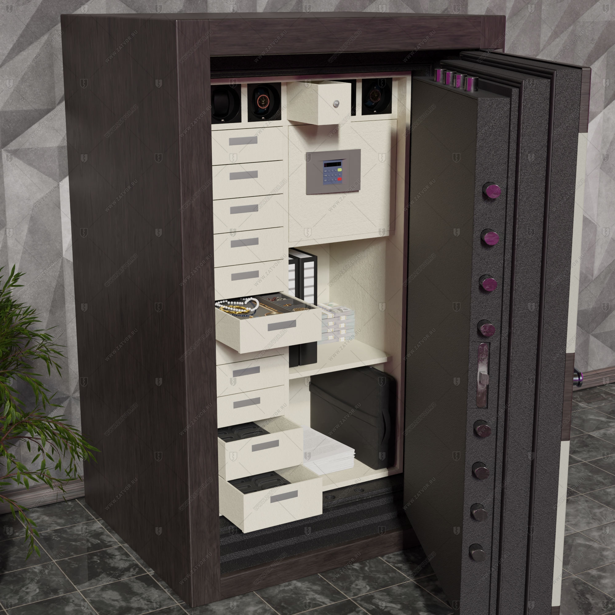 Сейф взломостойкий Теллус в офис (VIII класс)